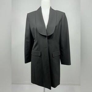 BCBGmaxazria blazer long jacket black size 6